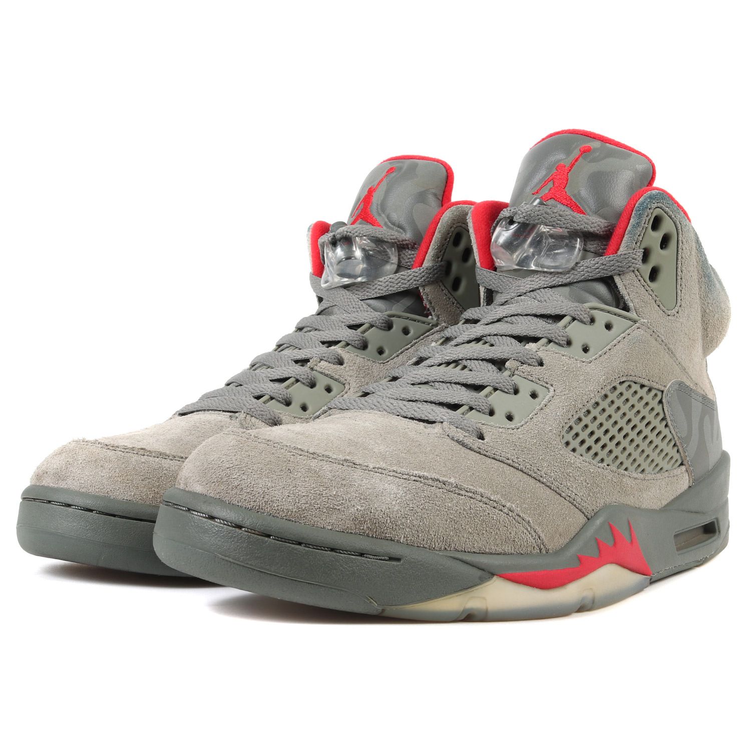 NIKE ナイキ AIR JORDAN 5 RETRO P51 CAMO (136027-051) 2017年 エアジョーダン5 レトロ カモ 迷彩  ダークスタッコ サイズ：US10.5 28.5cm スニーカー バッシュ ブランド