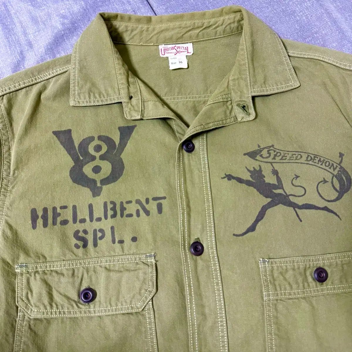 16 FREEWHEELERS(フリーホイーラーズ) 」 HELLBENT オリーブ