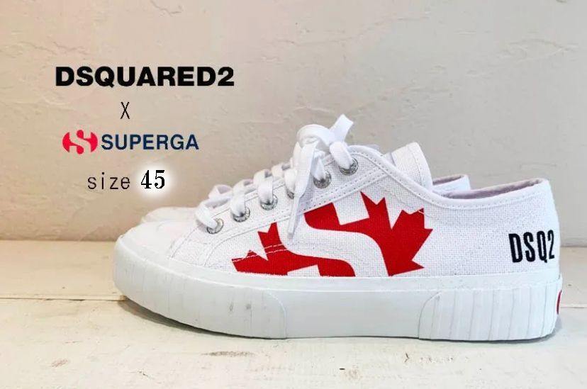 Dsquared2 x Superga ディースクエアードスニーカー サイズ45 - メルカリ