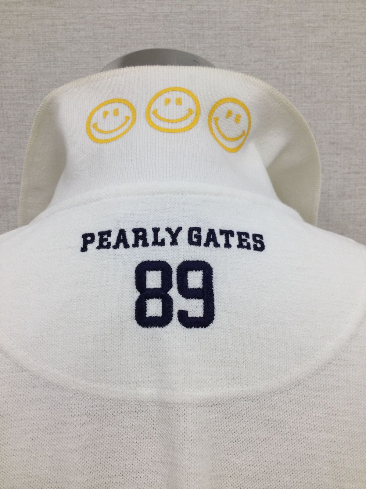 PEARLY GATES 半袖ポロシャツ サイズ7 白 パーリーゲイツ - メルカリ