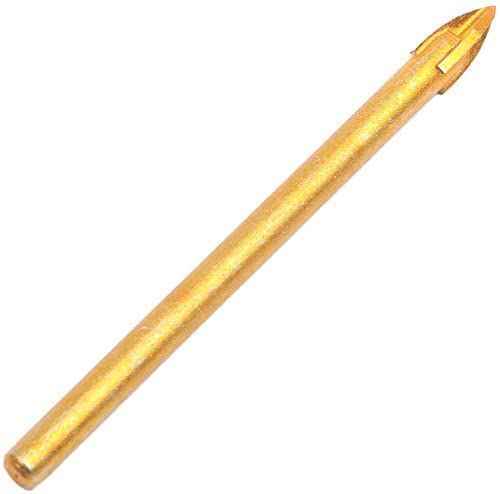 6mm_十字 myoseya ガラス ドリル 穴あけ 六角シャンク ガラスドリルビット タイル用ドリル 陶器 鋳物の穴あけ用 6MM 十字 10本