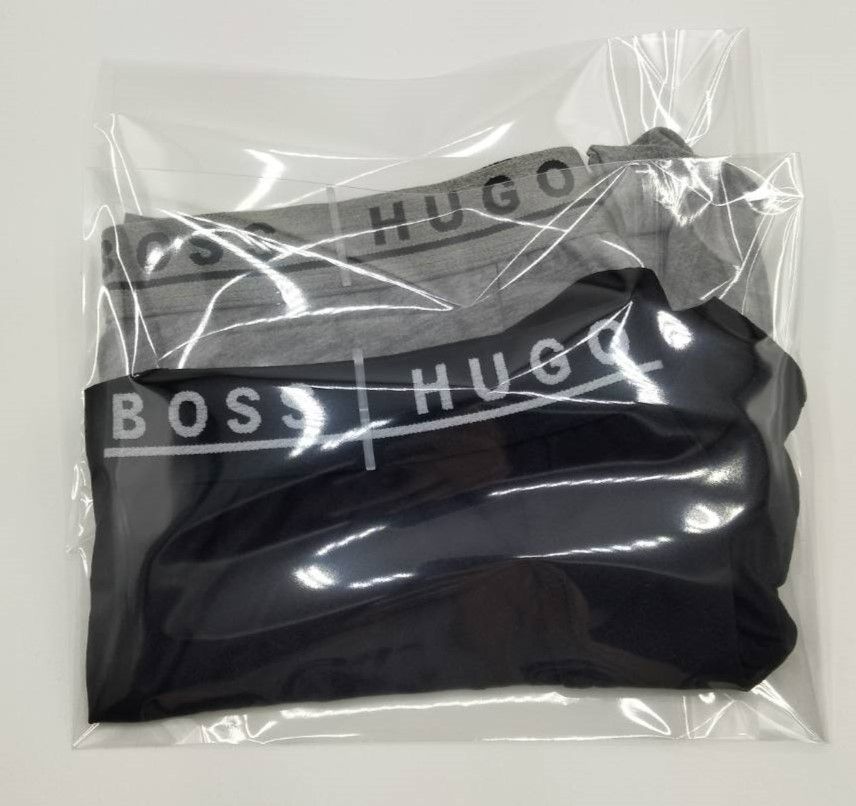 HUGO BOSS(ヒューゴボス)ローライズボクサー 白×グレー 2枚 M 特別