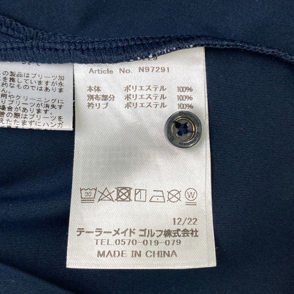 新品未使用　テーラーメイド　ネイビー 半袖ワンピース サイズ：S TAYLOR MADE テーラーメイド 半袖ワンピース ネイビー