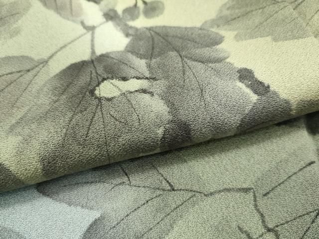 平和屋本店□極上 銕三染入 訪問着 手描き 山葡萄 暈し染め 逸品