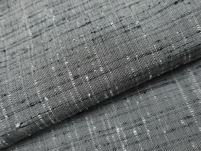 平和屋本店□極上 男性 紬 アンサンブル・長襦袢セット 色無地 銀鼠色