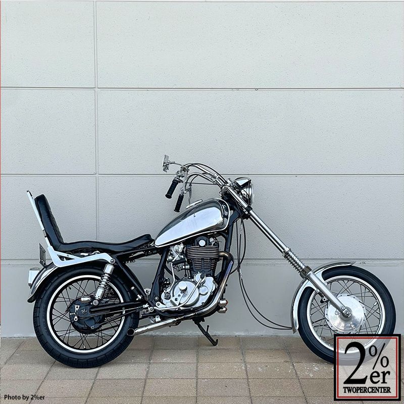 高品質低価SR400 2%er 15cmフォークジョイントエアバルブ付き パーツ