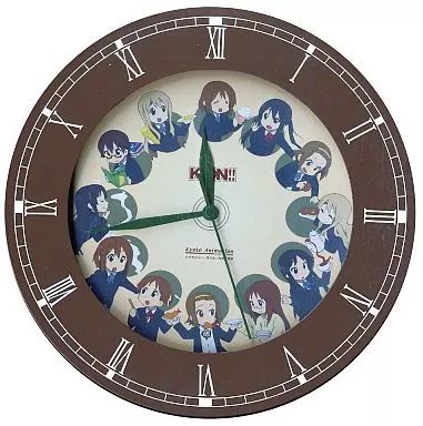 【未使用品】けいおん！！ Voice clock ボイスクロック 中古置き時計・壁掛け時計(キャラクター) けいおん!! 壁掛け