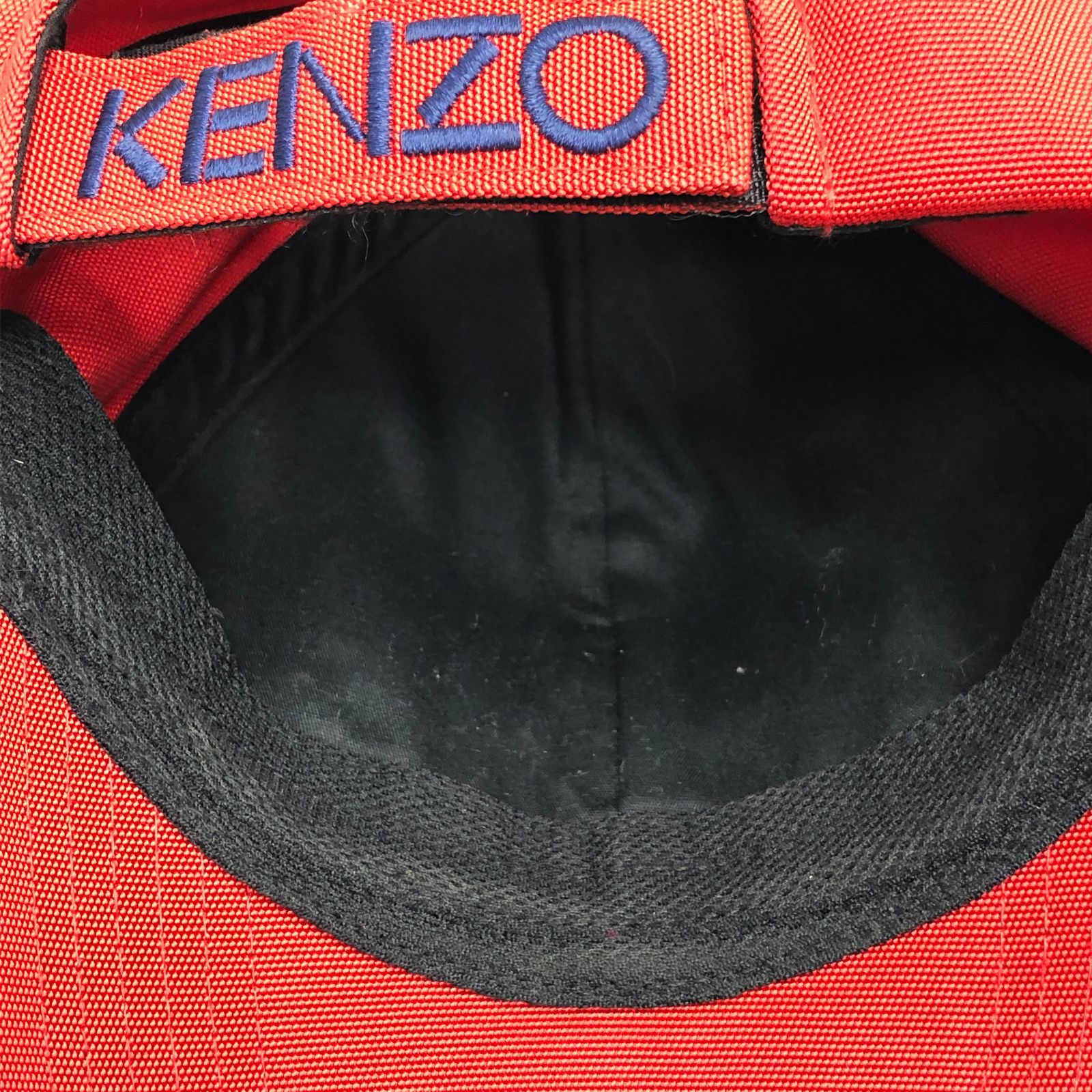 KENZO ケンゾー Tiger Red Canvas Cap タイガー 刺繍 ベースボール 