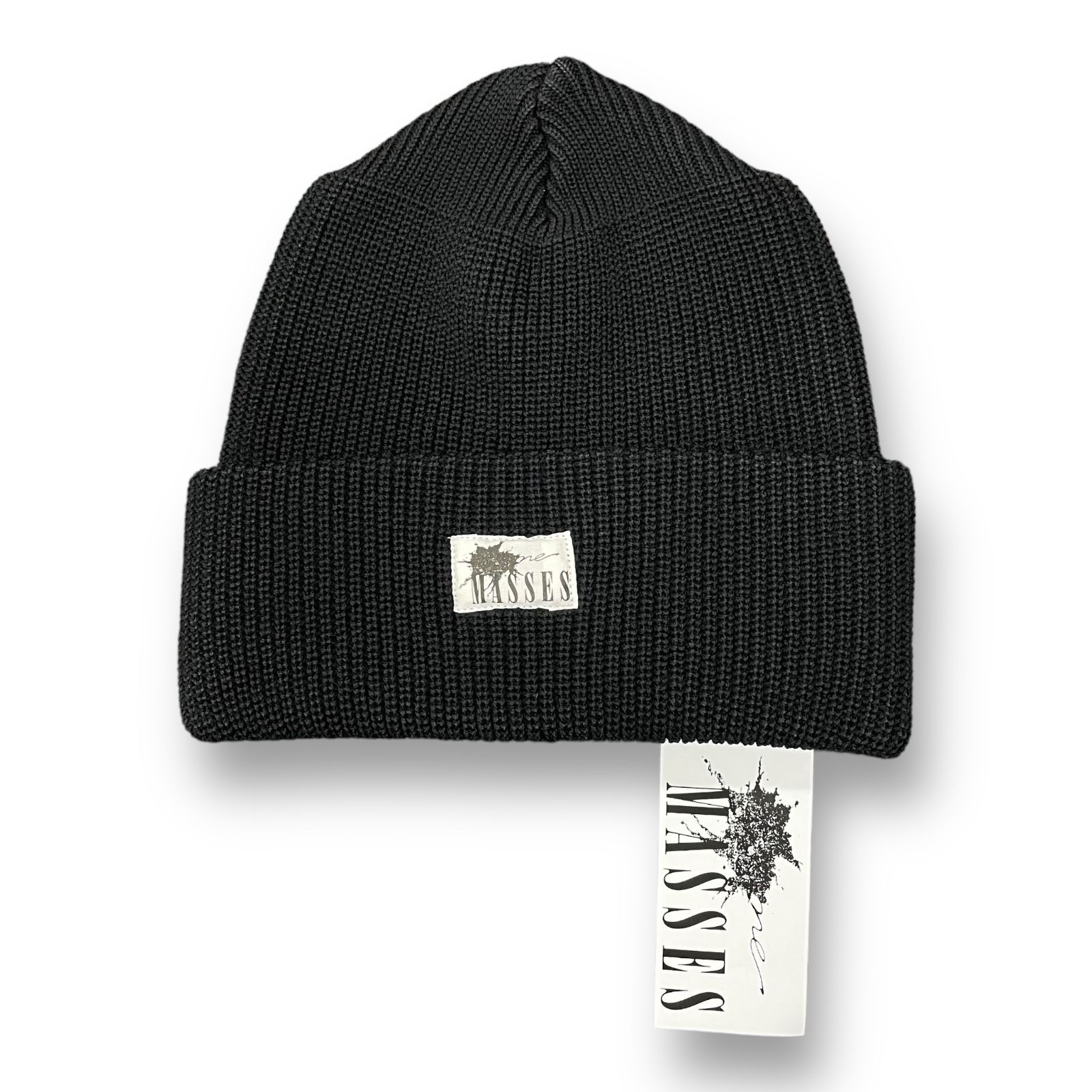 KNITCAPマシス MASSES ニットキャップ KNIT CAP BLACK - ニット