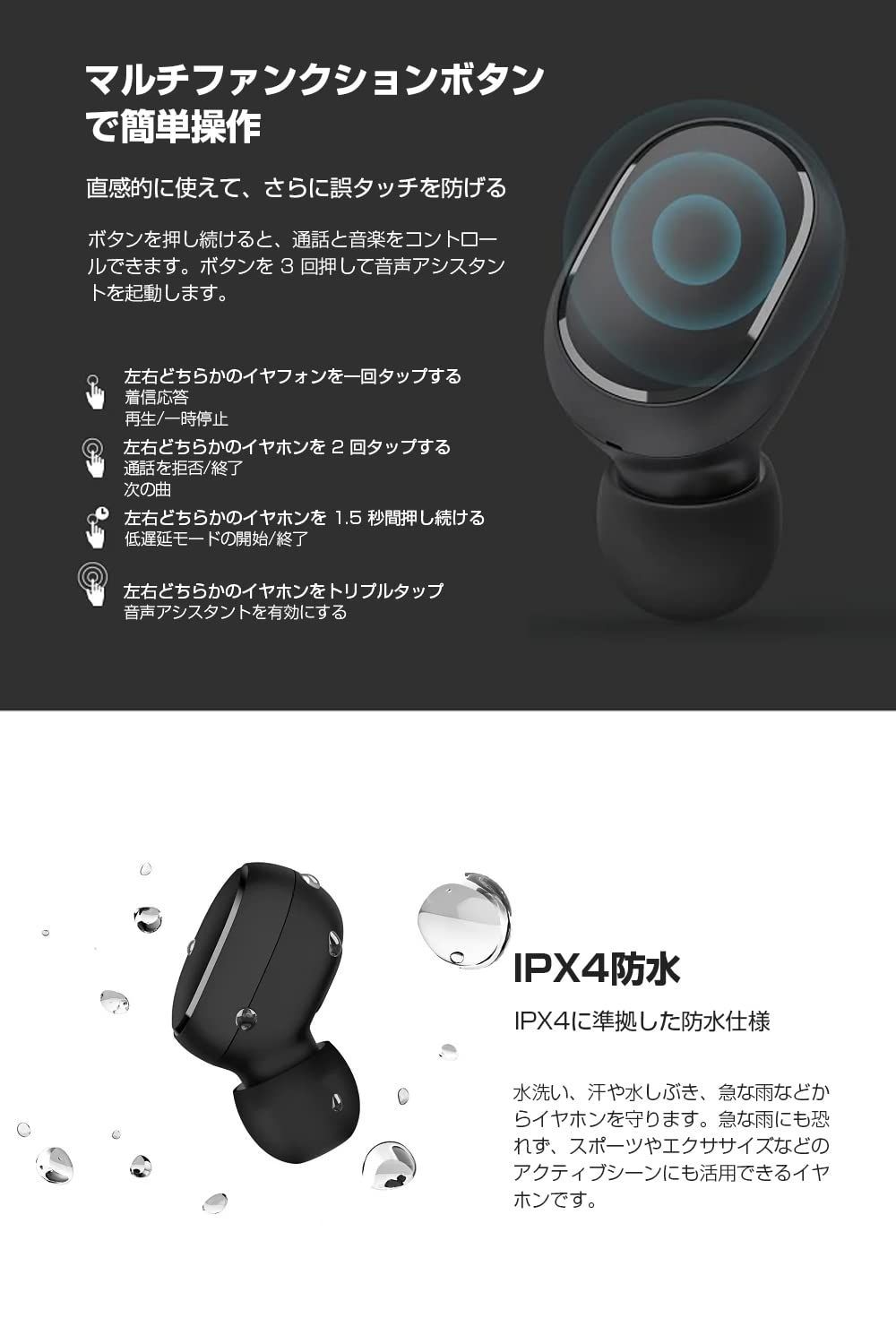 特価商品】Redmi Buds Essential Bluetooth5.2 ワイヤレス イヤホン