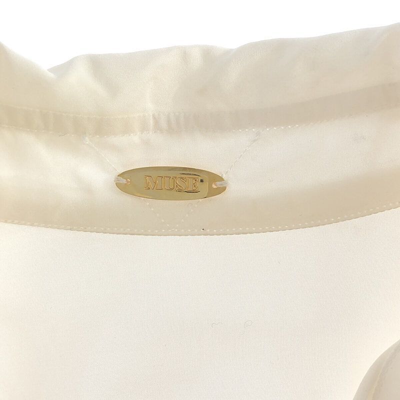 MUSE de Deuxieme Classe / ミューズドゥーズィーエムクラス | 2023SS | silk wash シャツ | F | ホワイト | レディース MUSE de Deuxieme Classe / ミューズドゥーズィーエムクラス