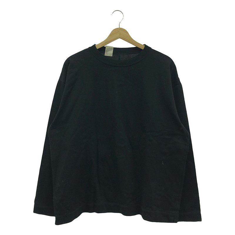 N.HOOLYWOOD | エヌハリウッド | 20 RCH CREW NECK LONG SLEEVE クルーネック コットン カットソー | 38 | ブラック | メンズ