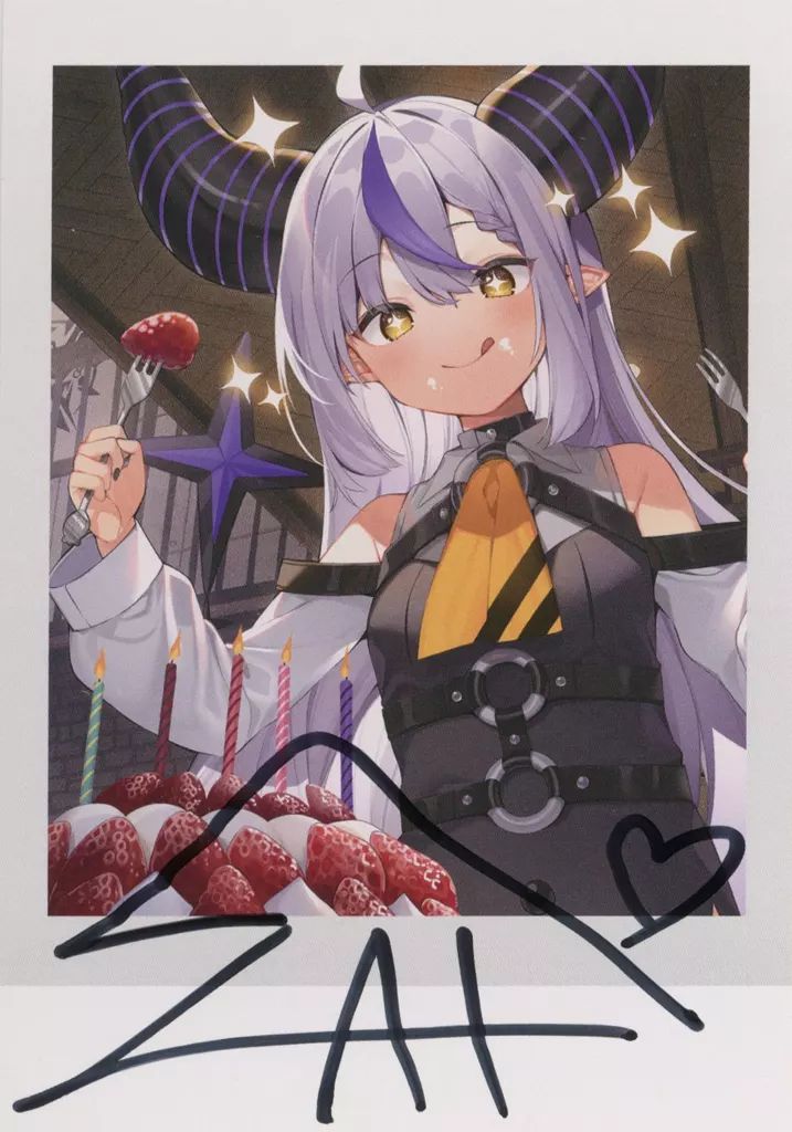 中古】キャラカード ラプラス・ダークネス 直筆サイン入り三嶋くろね