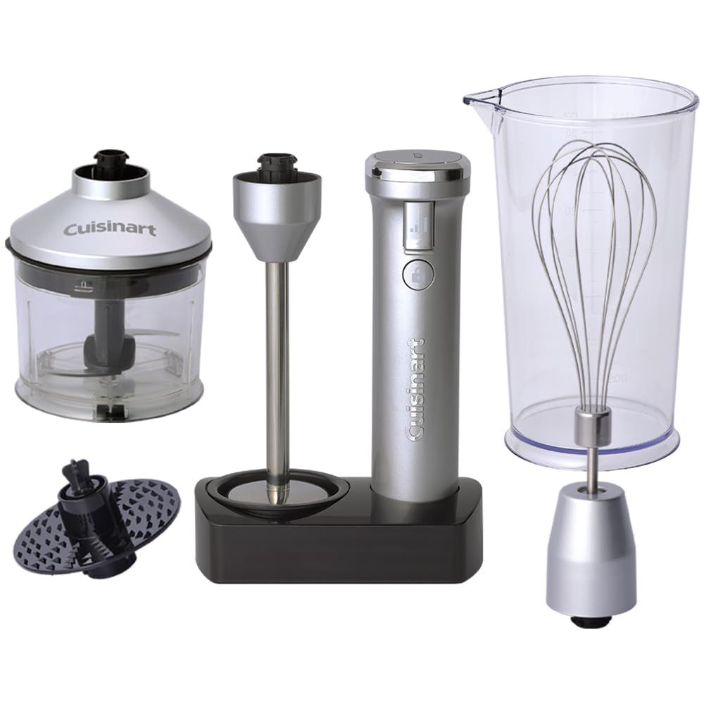Cuisinart クイジナート コードレス 充電式 ハンドブレンダー チョッパー付 おろしディスク付 RHB-1070J
