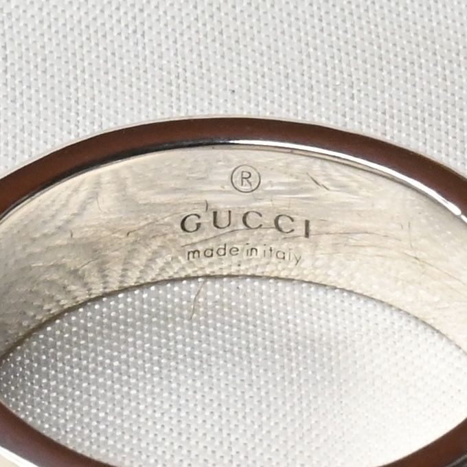 研磨済】GUCCI ゴースト リング 17号 Ag925 美品 指輪 グッチ