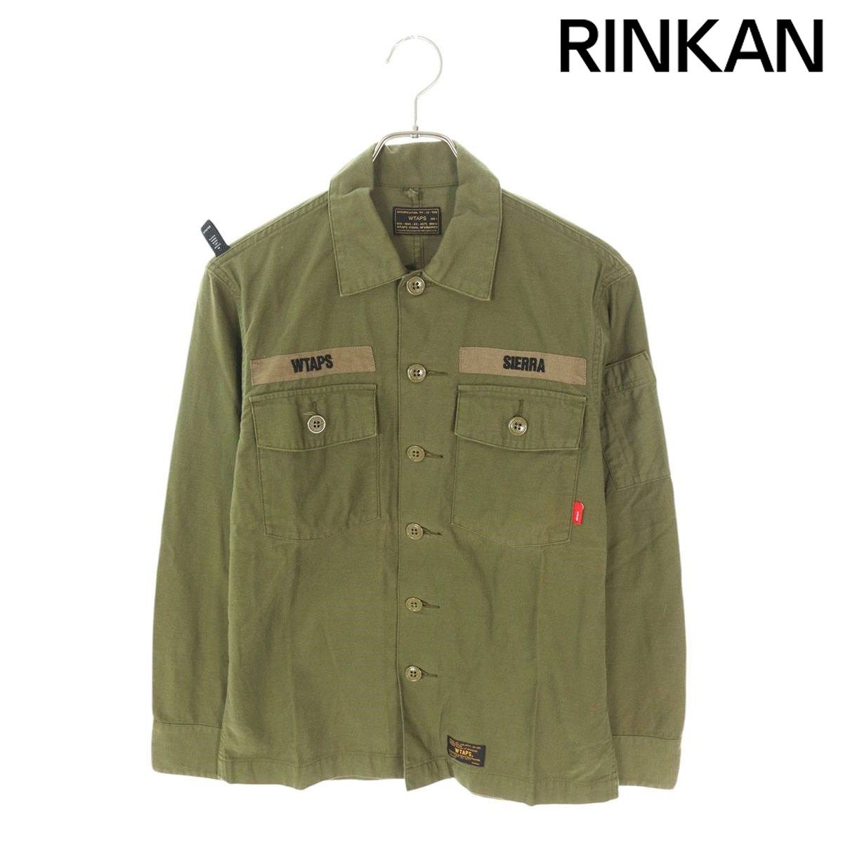 ダブルタップス  17SS  BUDS LS / SHIRT 171WVDT-SHM01 アーミーミリタリー長袖シャツ メンズ 1 【2/27～3/18 タイムセール】