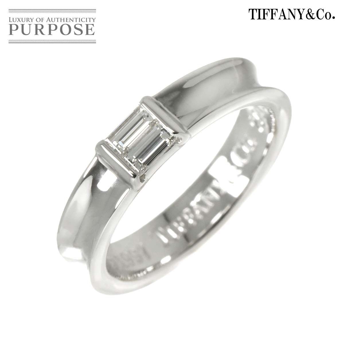 ティファニー TIFFANY-Co. 13号 リング ダイヤ K18 WG ホワイトゴールド 750 指輪 Diamond Ring 90294927