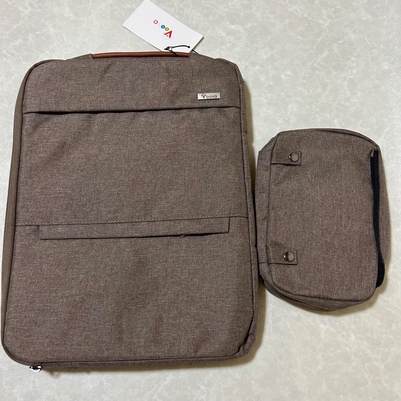 E-176 Voova パソコンケース スリーブ バッグ 14-15.6インチ ノートpcケース 衝撃吸収ノートパソコンカバー ケース 防水 パソコン バッグ アクセサリーポーチ付き 取り外し可能