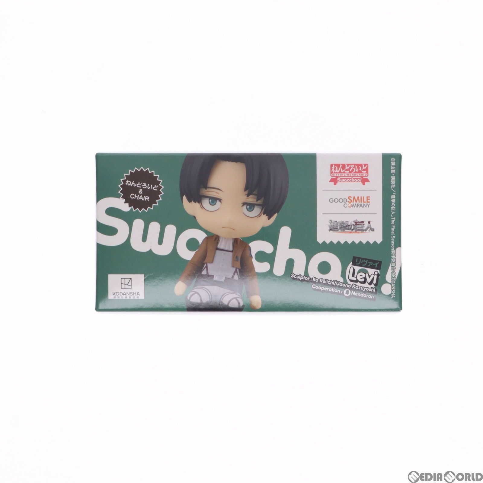 進撃の巨人 フィギュア ねんどろいど Swacchao! リヴァイ Amazon.co.jp: ねんどろいど Swacchao！ 進撃の巨人 リヴァイ ノン
