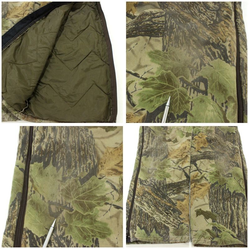 90s USA製 vintage Daxbak リアルツリーカモ 中綿 オーバーオール