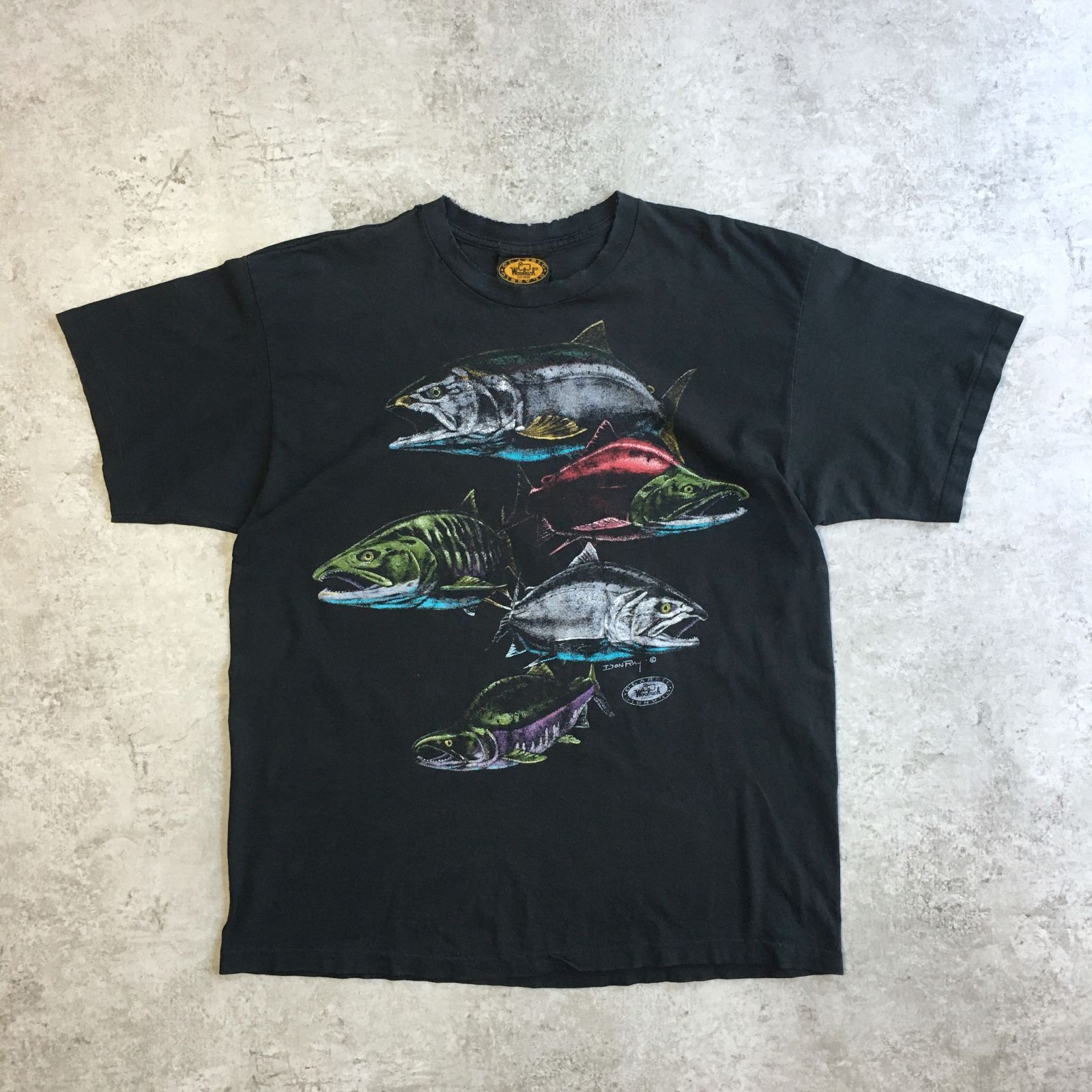 Patagonia Synchilla フリース XS 魚サーモントラウト Patagonia Synchilla フリース XS 魚サーモントラウト
