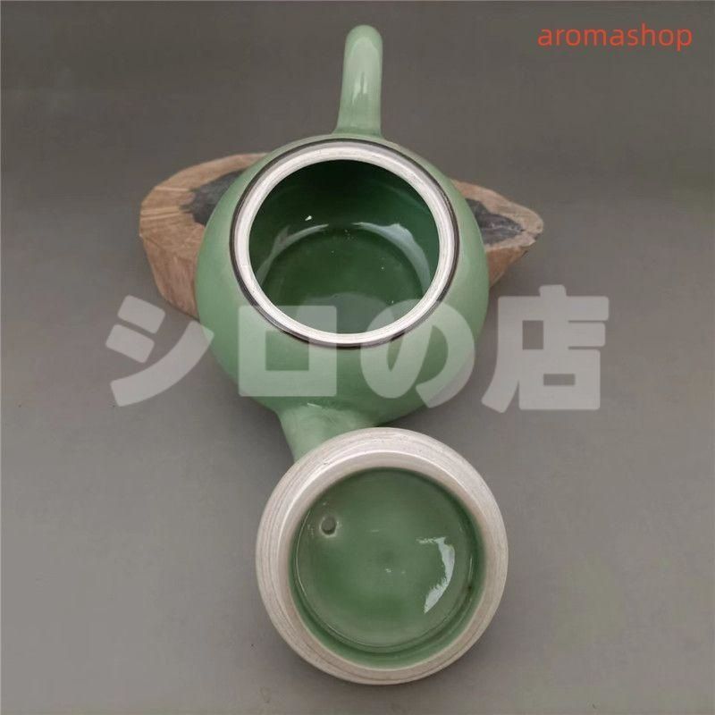 宋龍泉青磁うさぎ茶壺 茶道具 煎茶器 新品未使用 宋龍泉青磁うさぎ茶壺 茶道具 煎茶器 新品未使用 時代物 宋耀州窯青磁