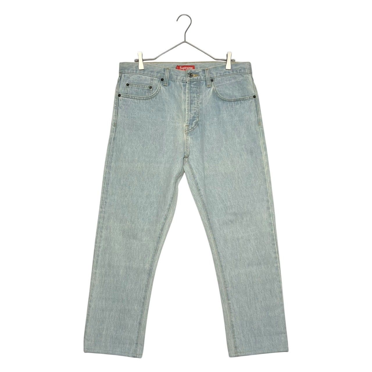 美品 Supreme Washed Grey Slim Jeans デニム Supreme / 2015ss Washed 