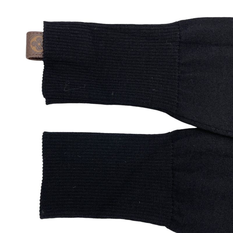 ルイ・ヴィトン LOUIS VUITTON ニット Size:XS ライナー付き ブラック ルイ・ヴィトン LOUIS VUITTON リブアクセントタートルネック