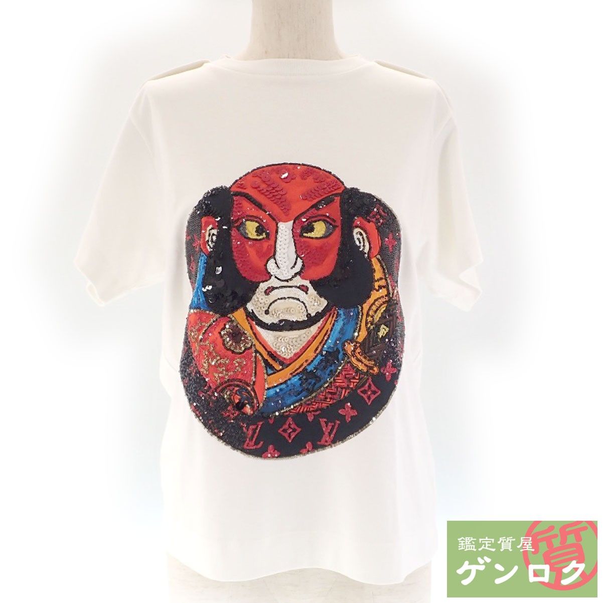 ルイ・ヴィトン 山本寛斎 KANSAI コラボ KABUKI スパンコール 半袖T 