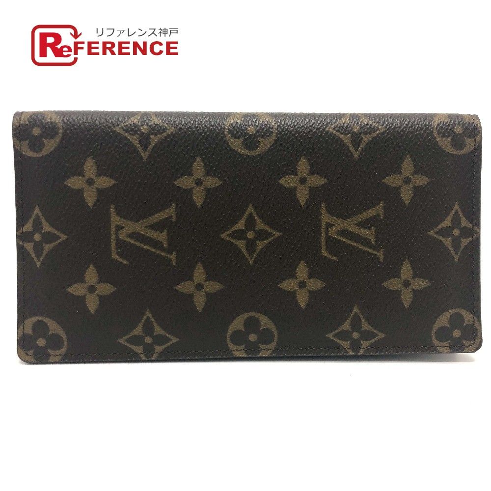 美品 ルイヴィトン　M61823 ポルトバルール カルトクレディ　二つ折り長財布 ルイヴィトン M61823 モノグラム ポルトバルールカルトクレディ