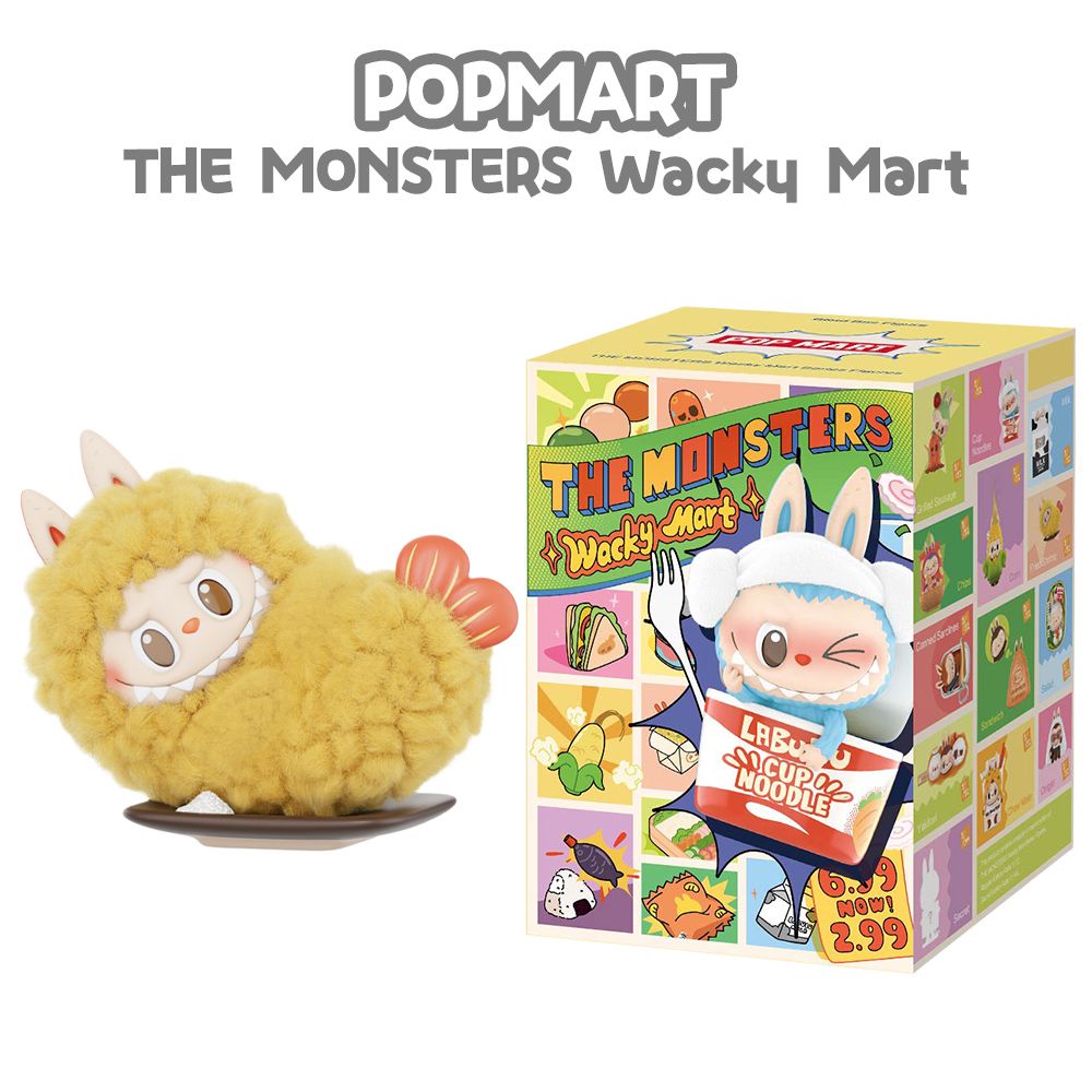 新宿未使用WACKY MART SERIES Lキャラクターぬいぐるみ 新品未開封】正規品 POP MART THE MONSTERS Wacky Mart シリーズ