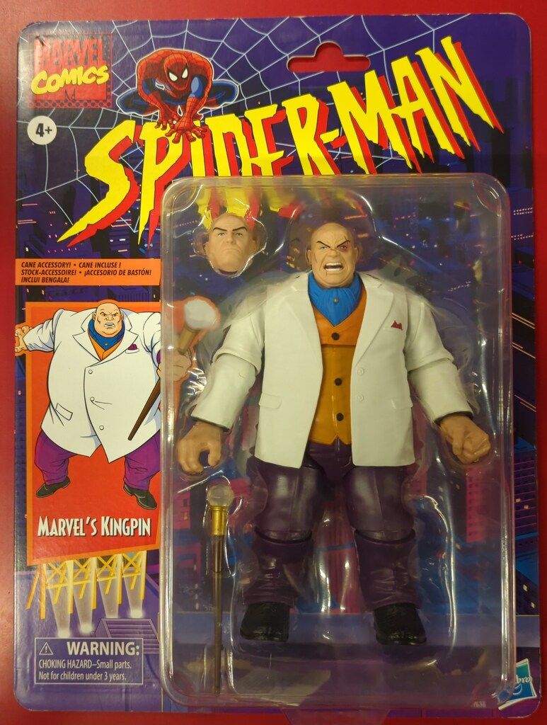 HASBRO VINTAGE RETRO SPIDER MAN MARVEL S KINGPIN 6インチ
