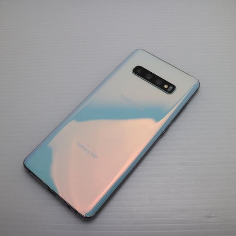 SCV42 Galaxy S10＋ プリズムホワイト スマホ 本体 白ロム 土日祝発送OK 08000
