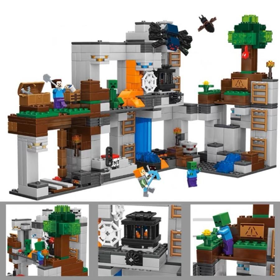 LEGO レゴ マインクラフト マイクラ 風 ブロック 互換 ベッドロックの