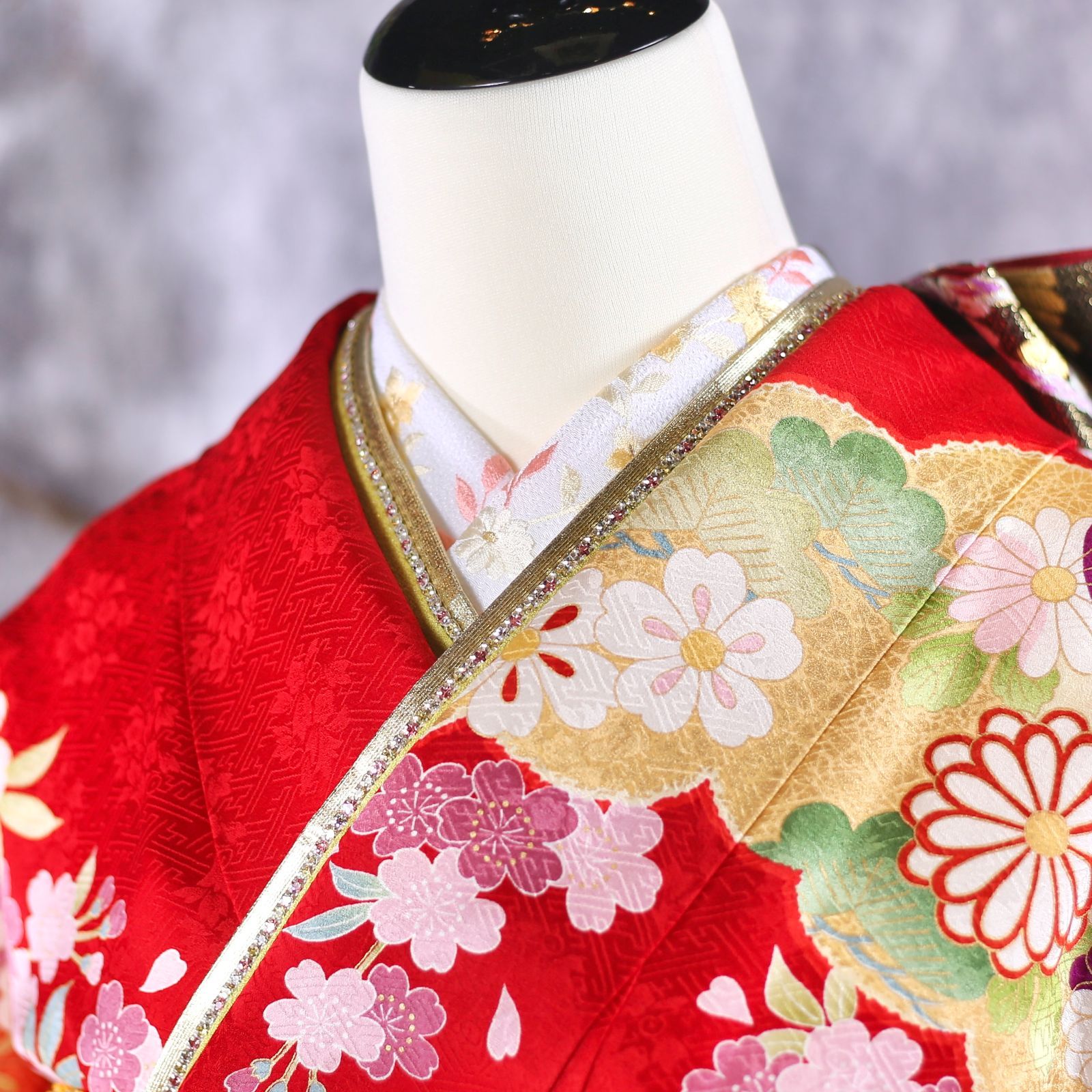 【美品　正絹お振袖　7点フルセット　M～Lサイズ　本格古典】 楽天市場】【中古】【購入品】振袖 フルセット Mサイズ 古典柄
