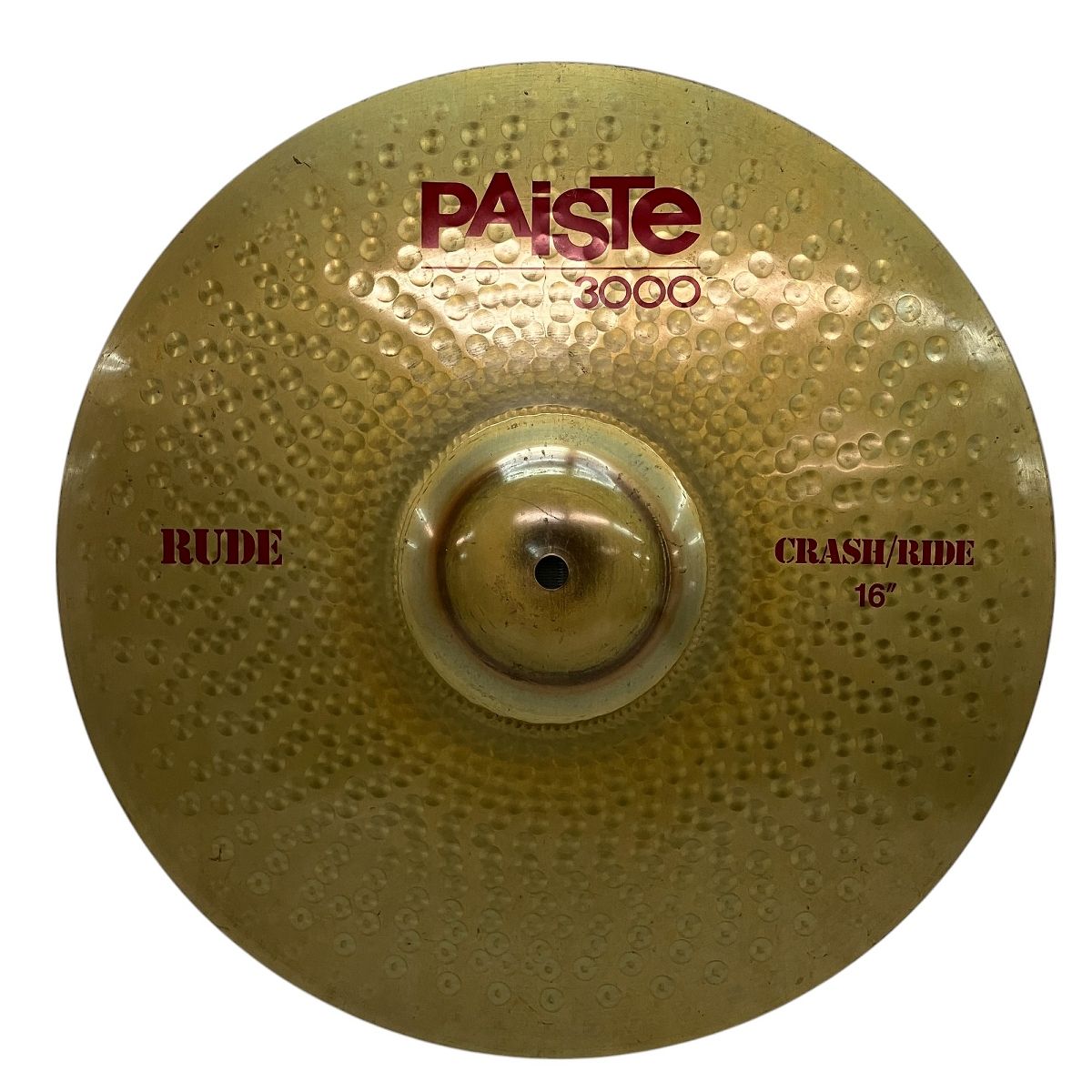 PAISTE パイステ RUDE 16インチ クラッシュ シンバル 打楽器 C9911781