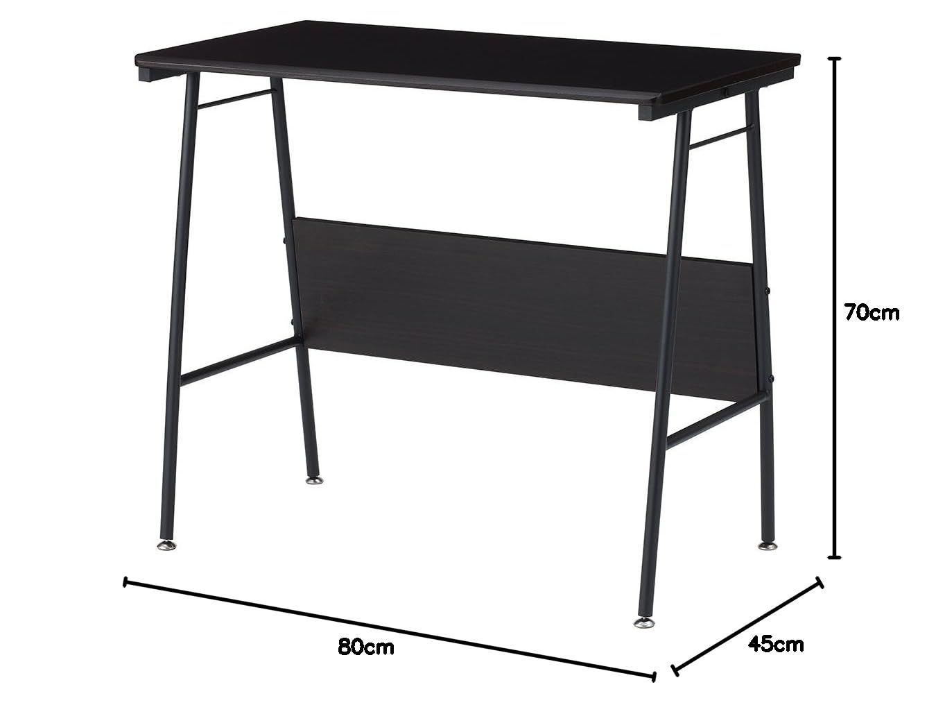 人気商品 92668 ダーク木目 W800 シンプルワークデスク ナカバヤシ