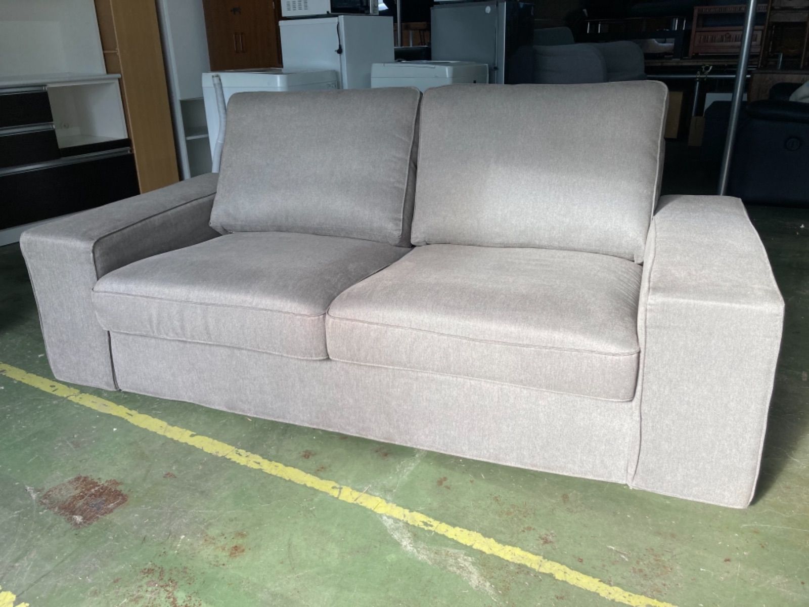 ○ 2〜3人掛けソファー、IKEA、グレー、幅187センチ、送料込み - メルカリ