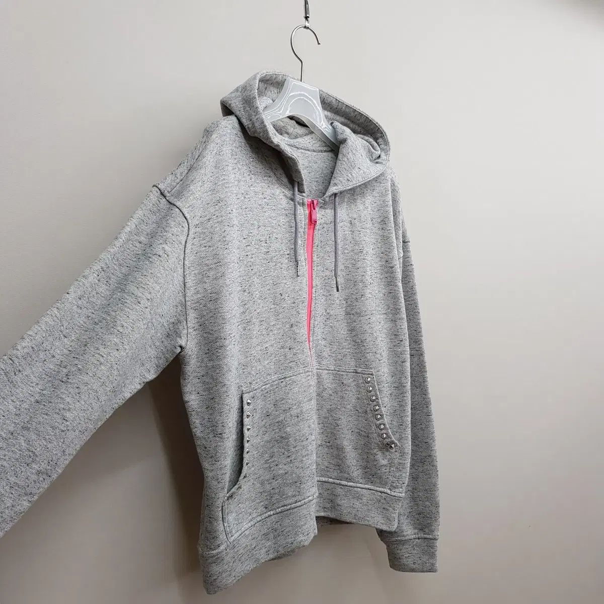 ZADIG-VOLTAIRE ザディグ エ ヴォルテール スタッズ フード ジップアップ XS サイズ GULLKHAN_COM