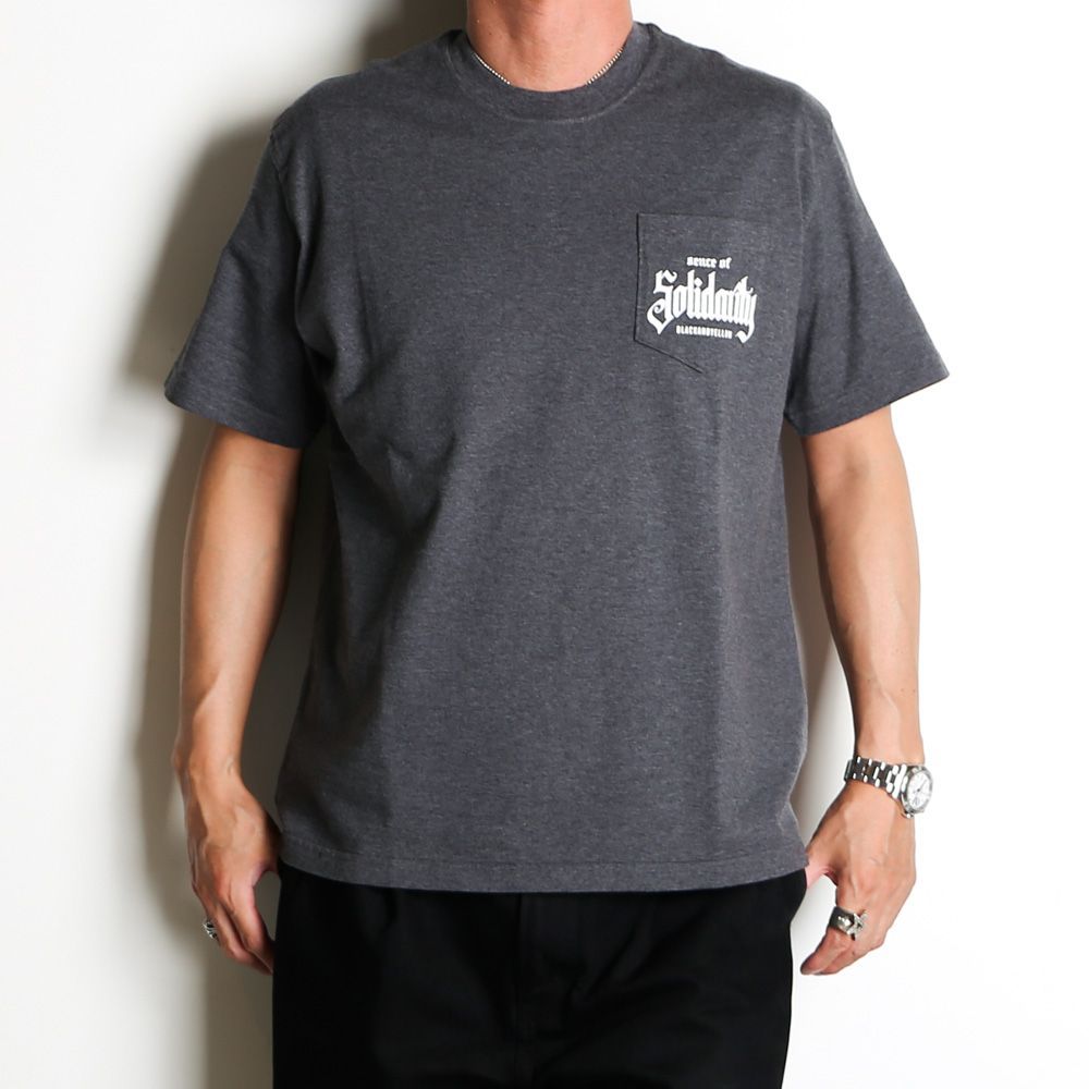 【RATS/ラッツ】SOLIDARITY POCKET TEE - CHARCOAL / Tシャツ / 24'RTC-0502【メンズ】【送料無料】