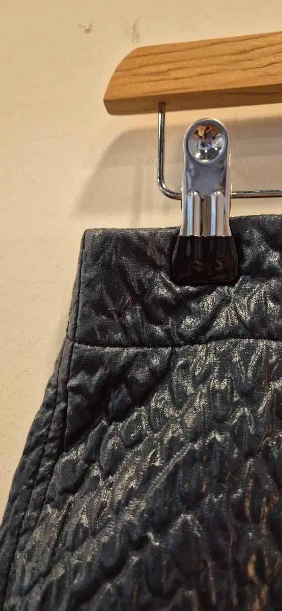 LANVIN ランバン S キルティング H ライン スカート 黒