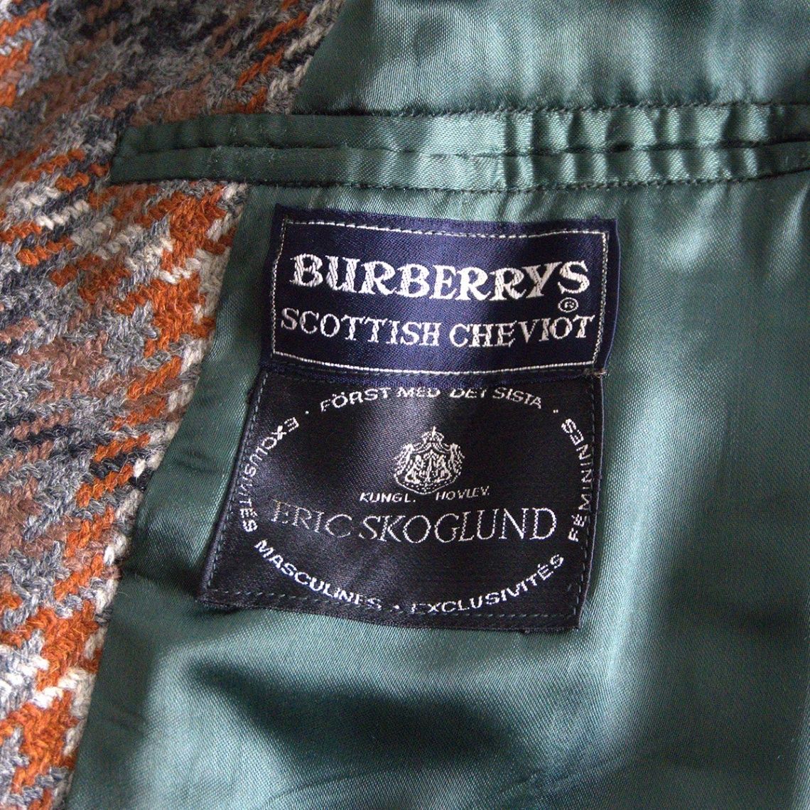 60S～70S/Scottish Cheviot】 BURBERRYS 【スコティッシュ ツイード