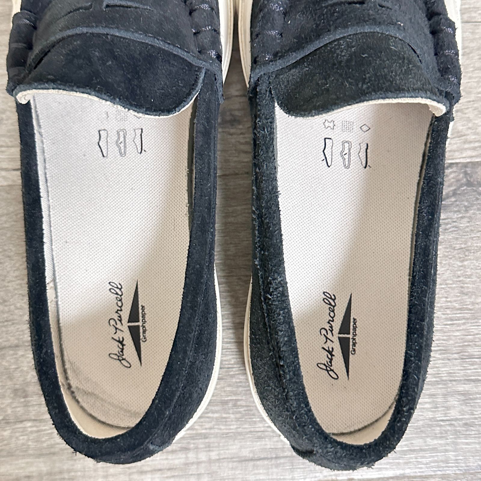 箱付 Graphpaper コンバース ジャックパーセルローファー 1AD520