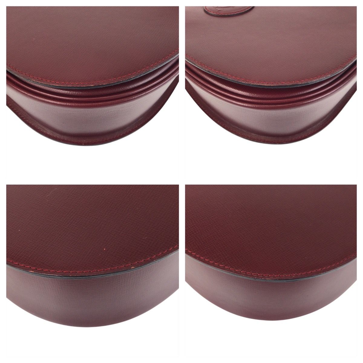 美品 CARTIER カルティエ マストライン ボルドー ゴールド金具 レザー  