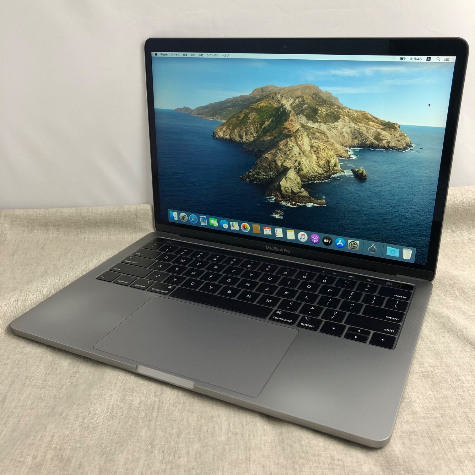 ジャンク品・本体のみApple MacBook Pro (13インチ， 2019)【Touch Bar・i5・16GB・256GB】画面表示異常 他 A2159 EMC3301/LT-JUNK-240242（196464）