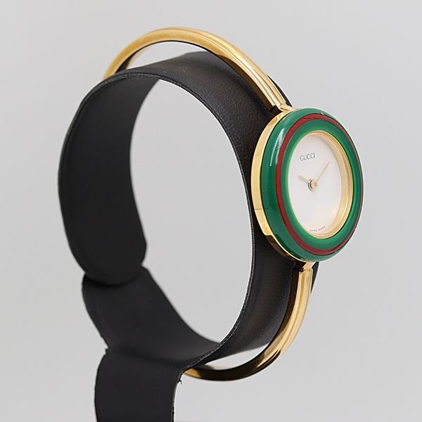 美品　グッチ　GUCCI 腕時計　可動良好 グッチ ヴィンテージ ウェブ スケルトン レディース YA143508