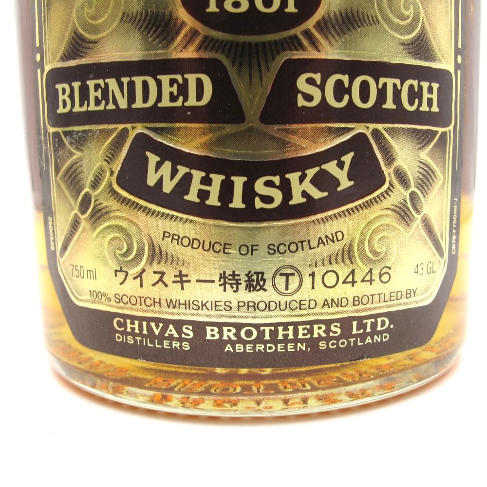古酒CHIVAS REGAL BLEND SCOTCH Whiskey 特級 古酒CHIVAS REGAL BLEND SCOTCH Whiskey 特級