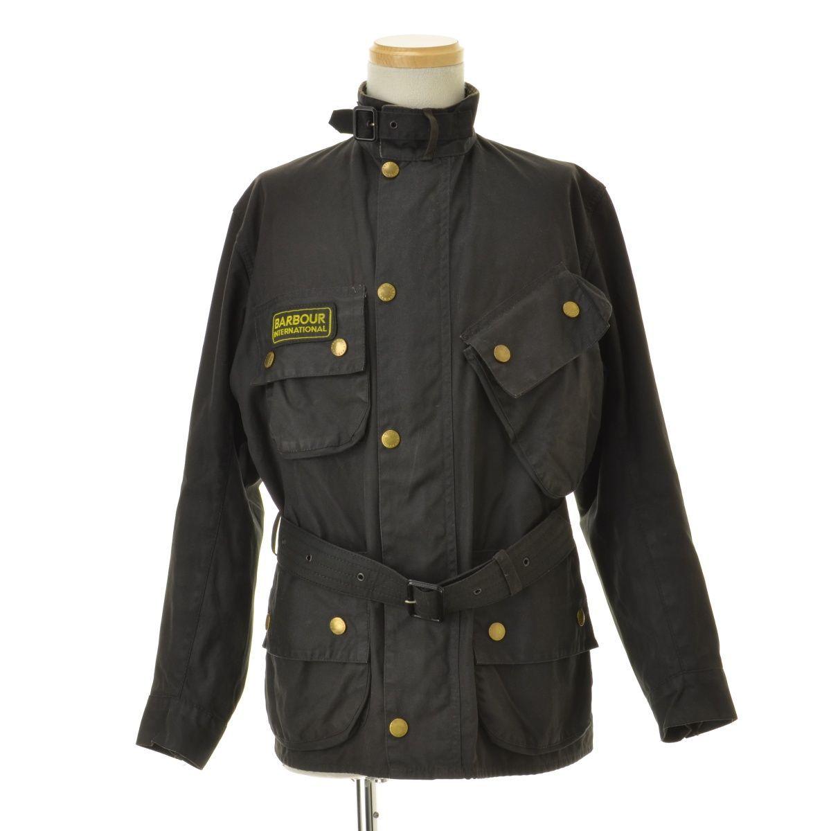 34【BARBOUR / バブアー】00s 2001年 イングランド製 縦ワラント 