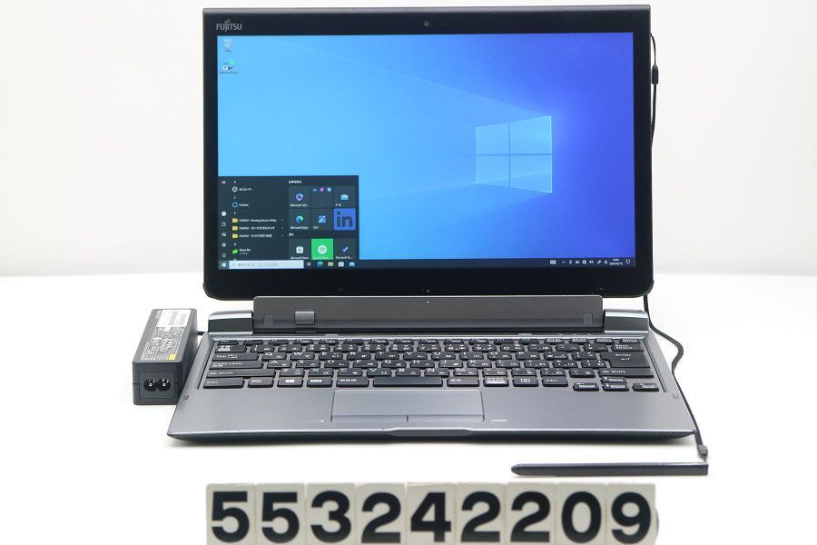富士通 ARROWS Tab Q737/R Core i7 7600U 2.8GHz/8GB/256GB(SSD)/13.3W/FHD(1920x1080) タッチパネル/Win10 【553242209】
