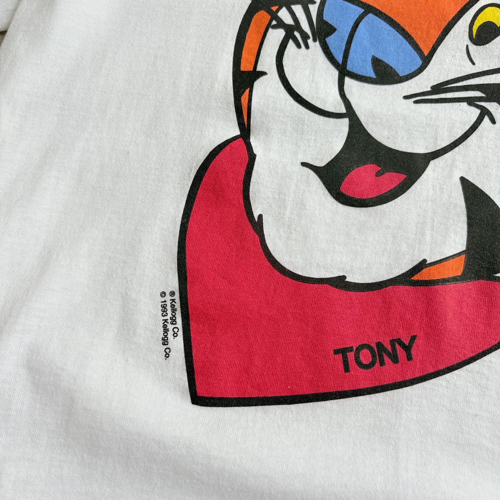 90s Kellogg Tony the Tiger Printed T-shirt ケロッグ コーン 